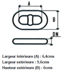 Chaine de monument en acier 1